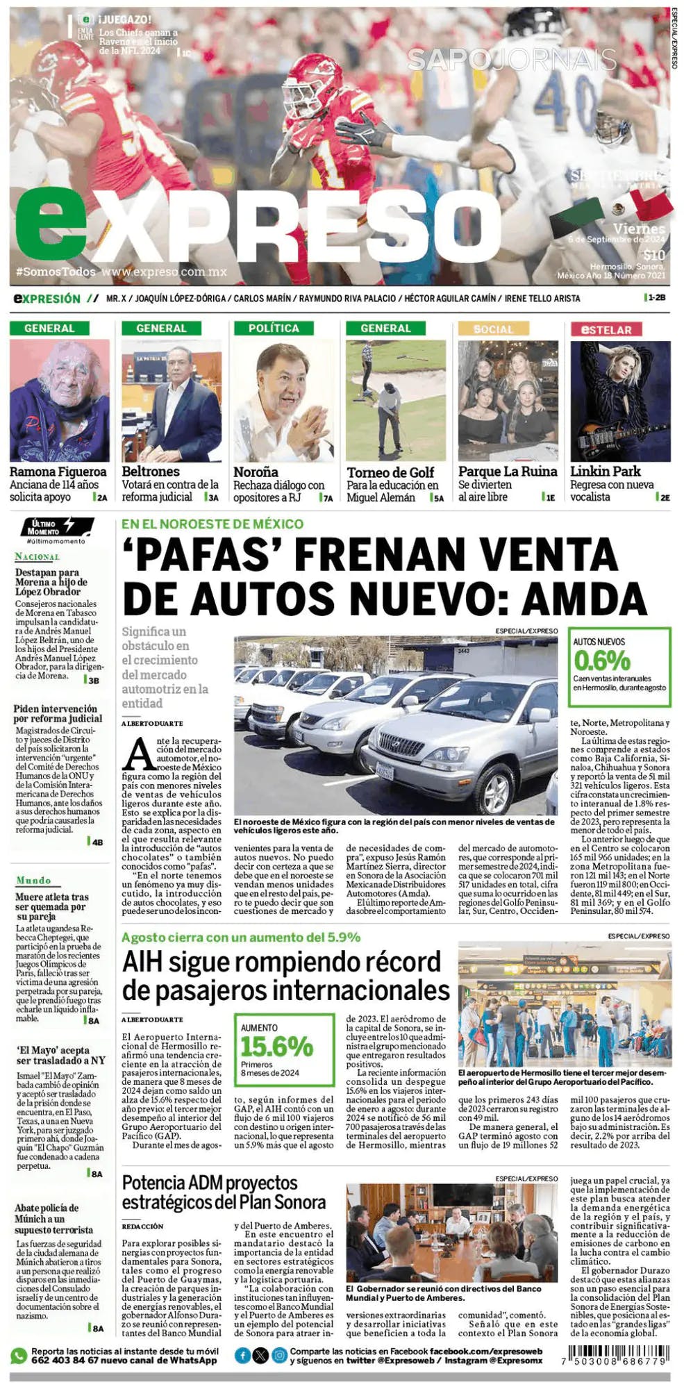 Capa Expreso