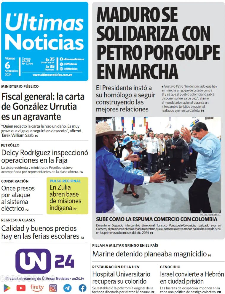 Capa Últimas Noticias