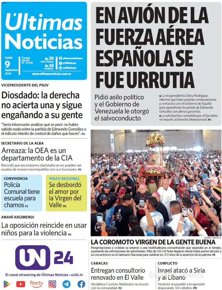 Capa Últimas Noticias