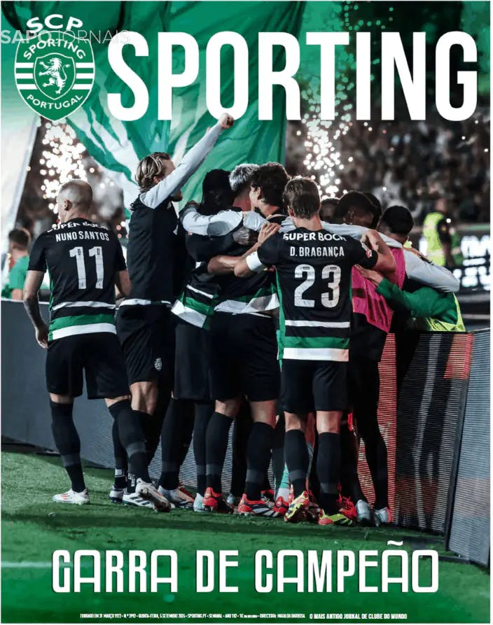 Capa Jornal Sporting