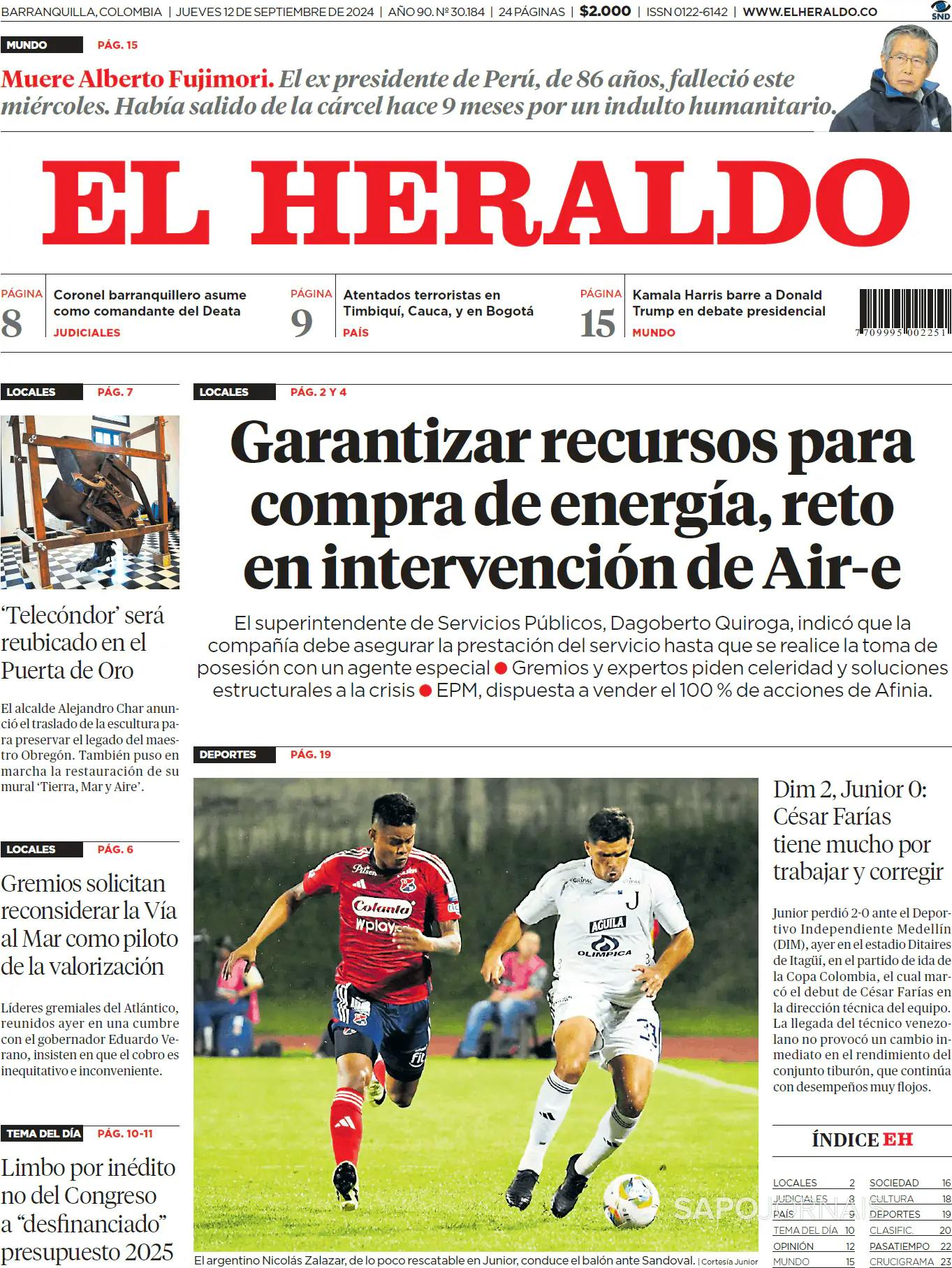 Capa El Heraldo