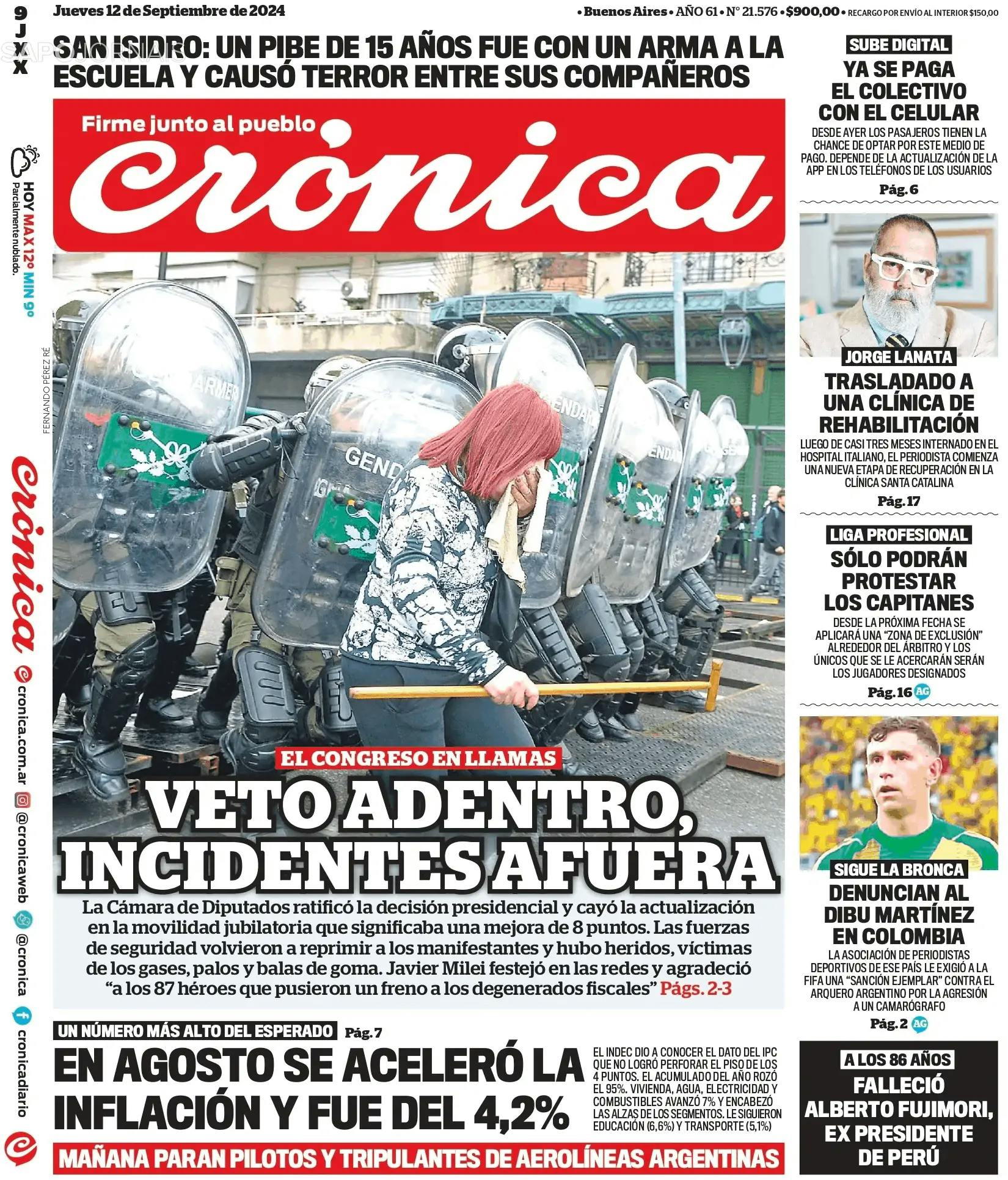 Capa Crónica