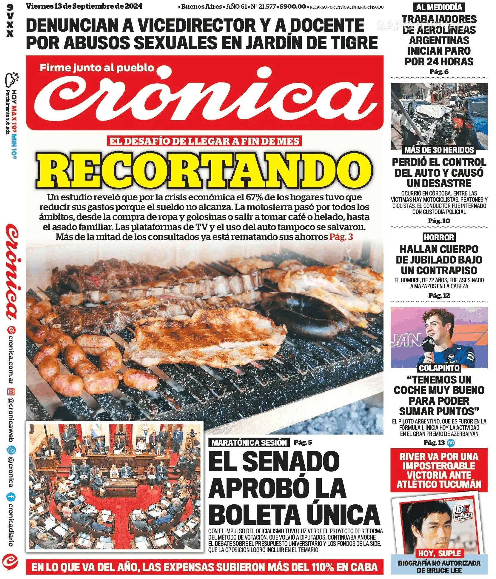 Capa Crónica