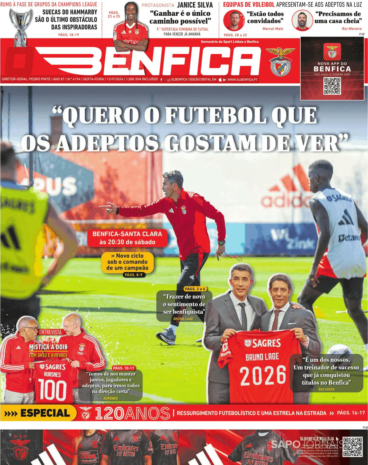 Capa O Benfica