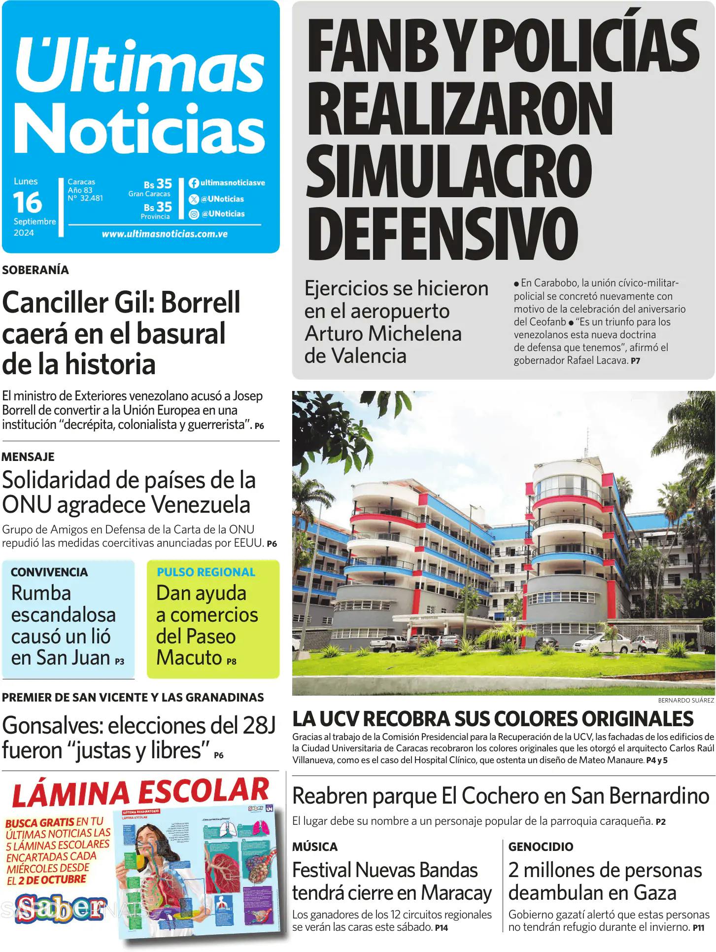 Capa Últimas Noticias