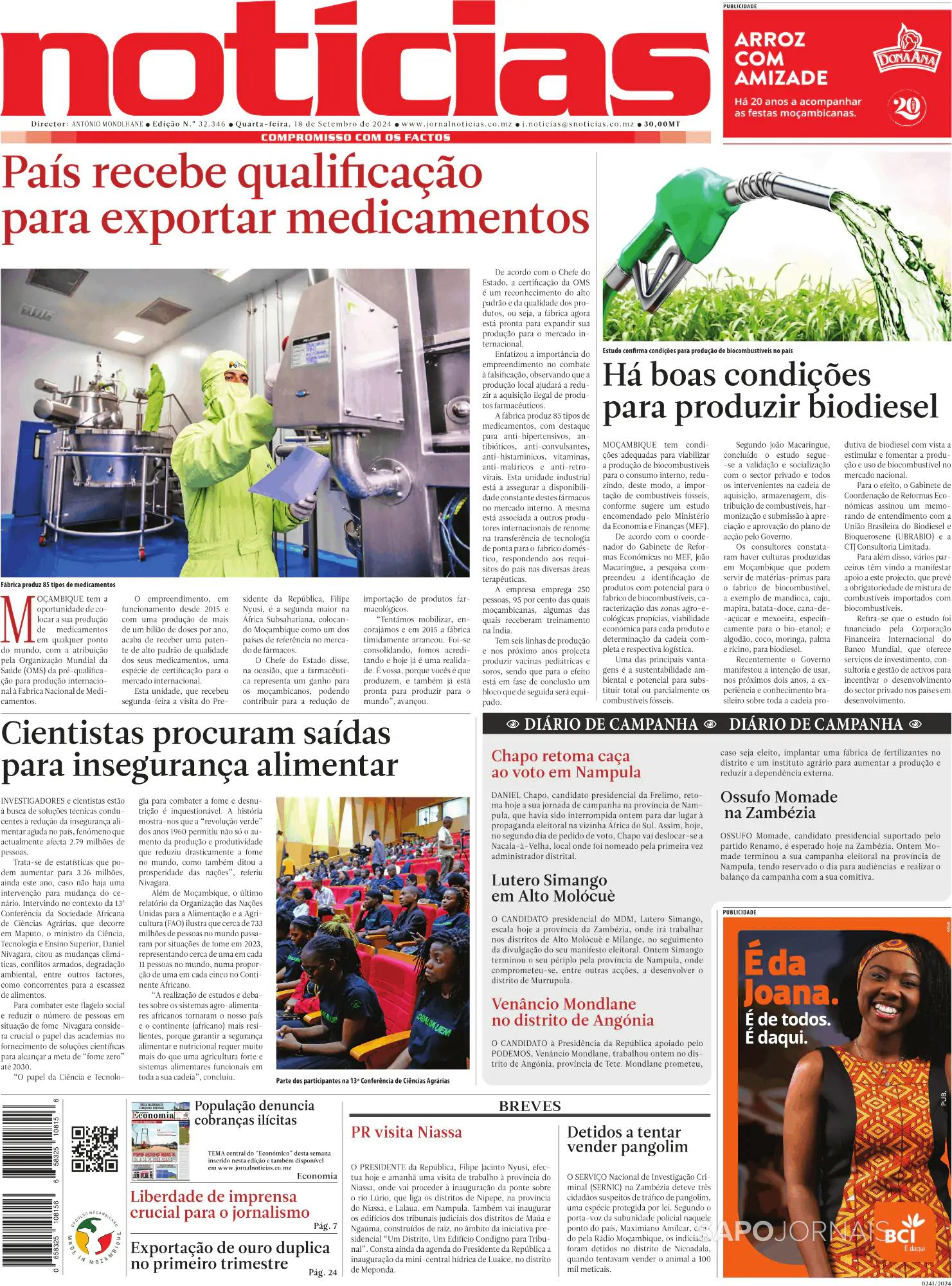 Capa Notícias