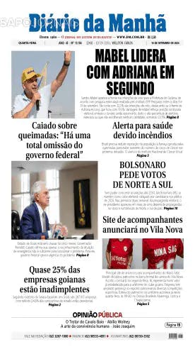 Capa Diário da Manhã