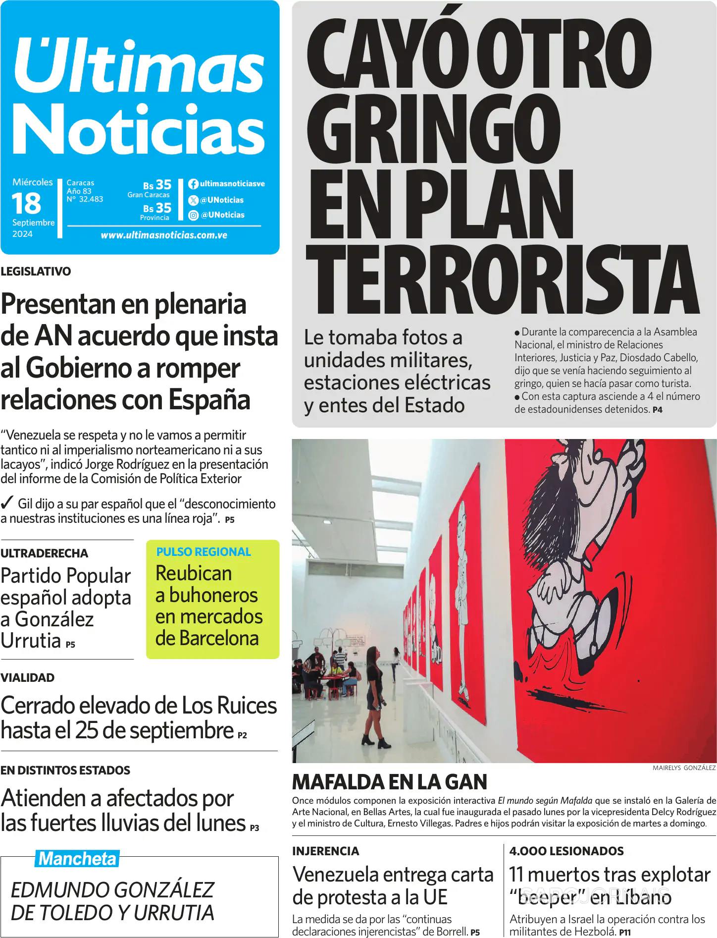 Capa Últimas Noticias