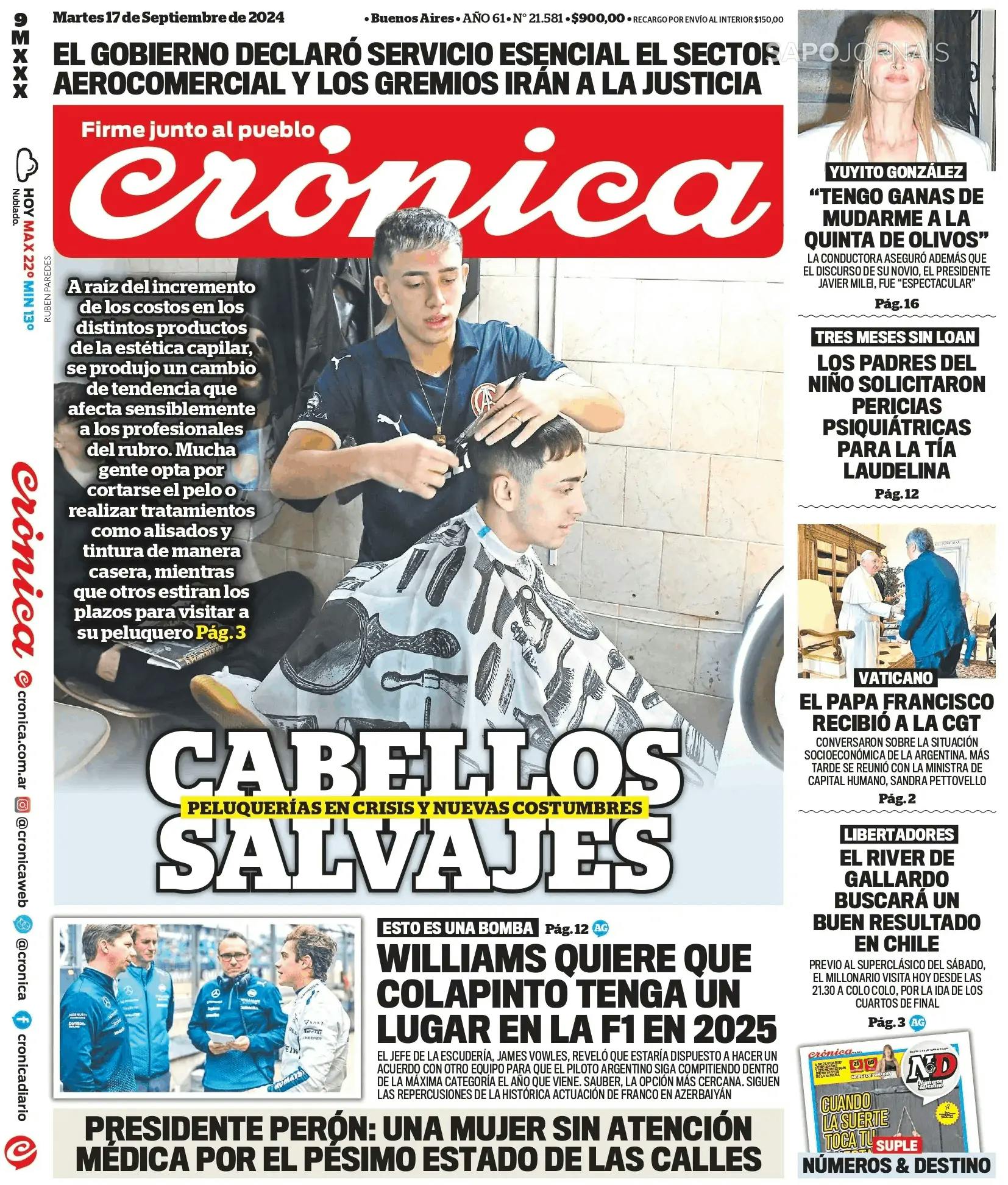 Capa Crónica