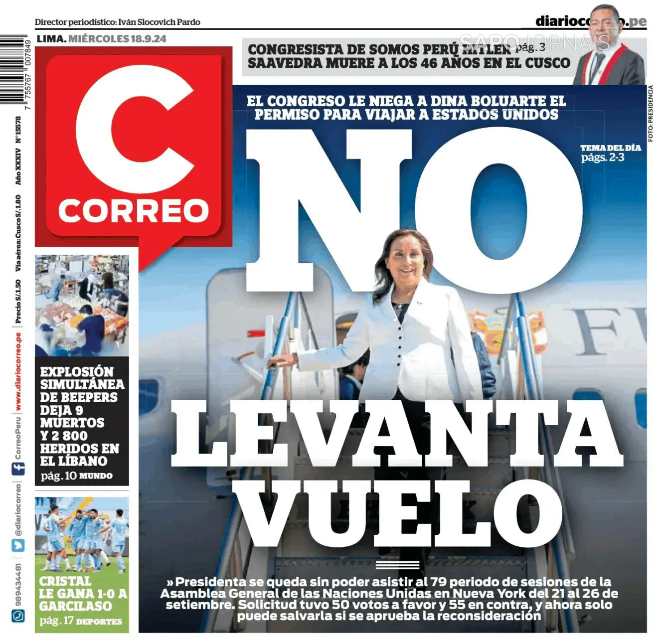 Capa Correo Edición Lima