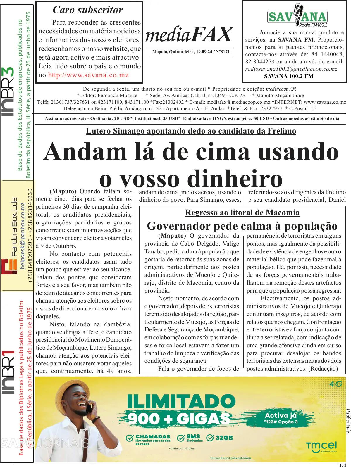 Capa Mediafax