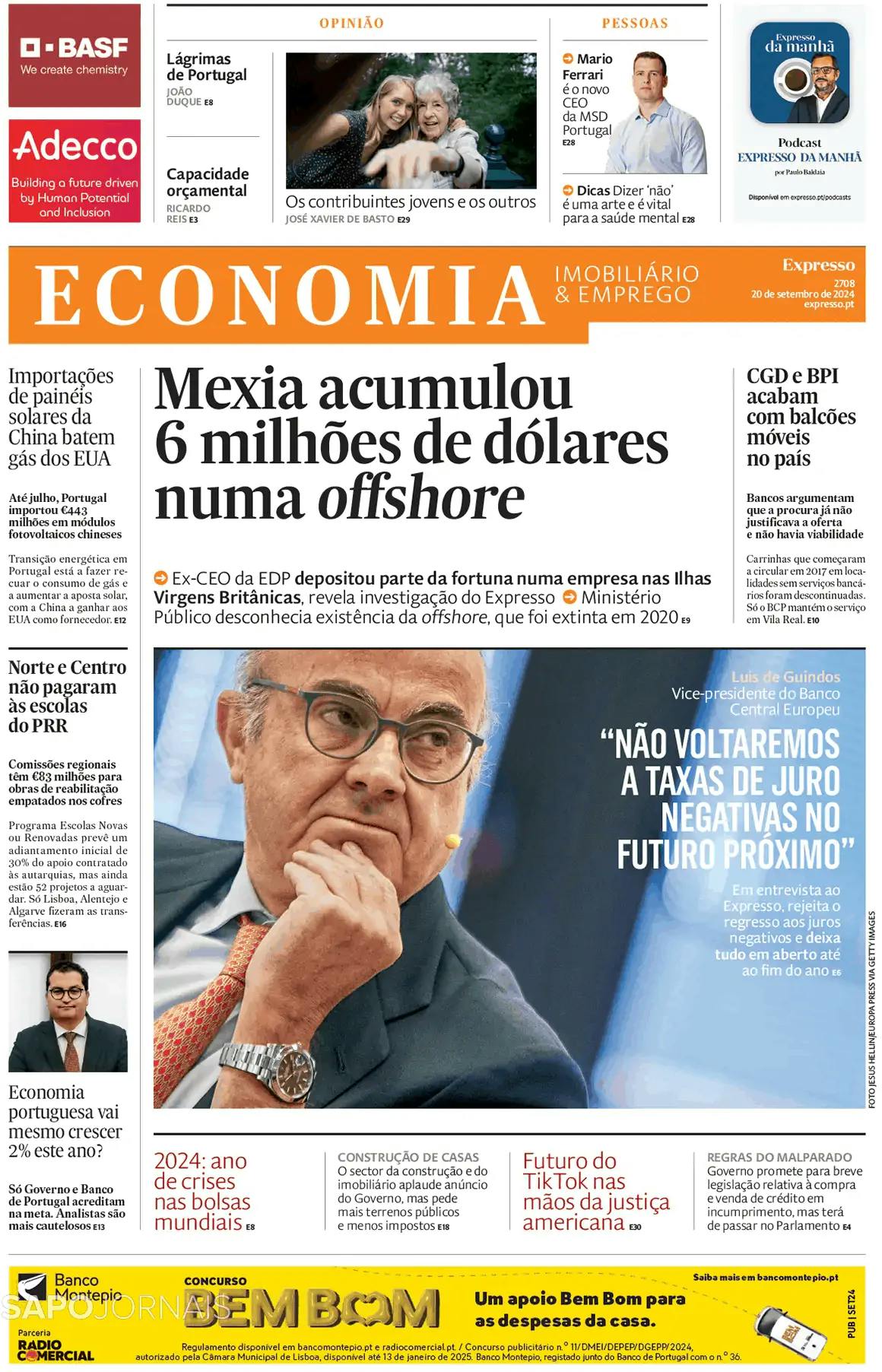 Capa Expresso-Economia