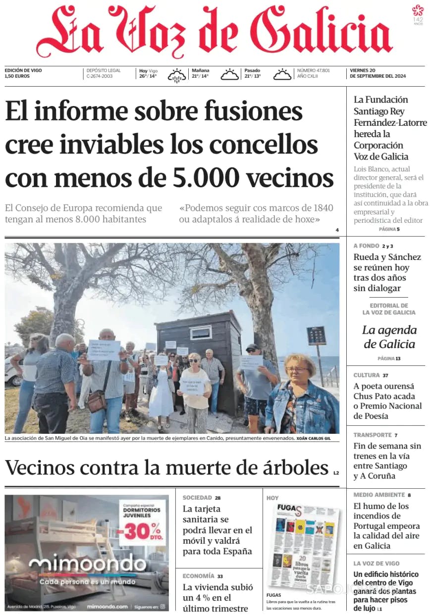 Capa La Voz de Galicia