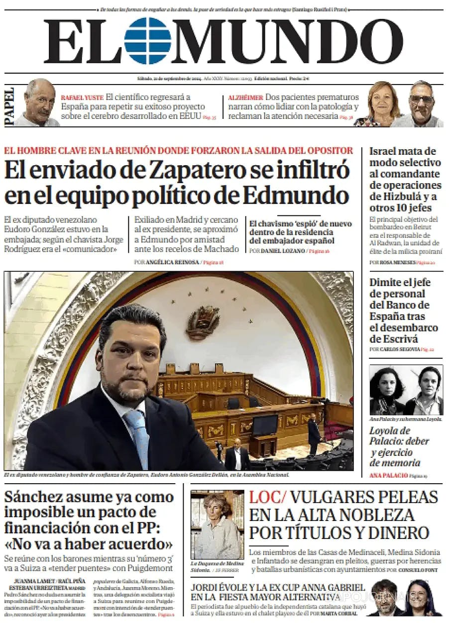 Capa El Mundo