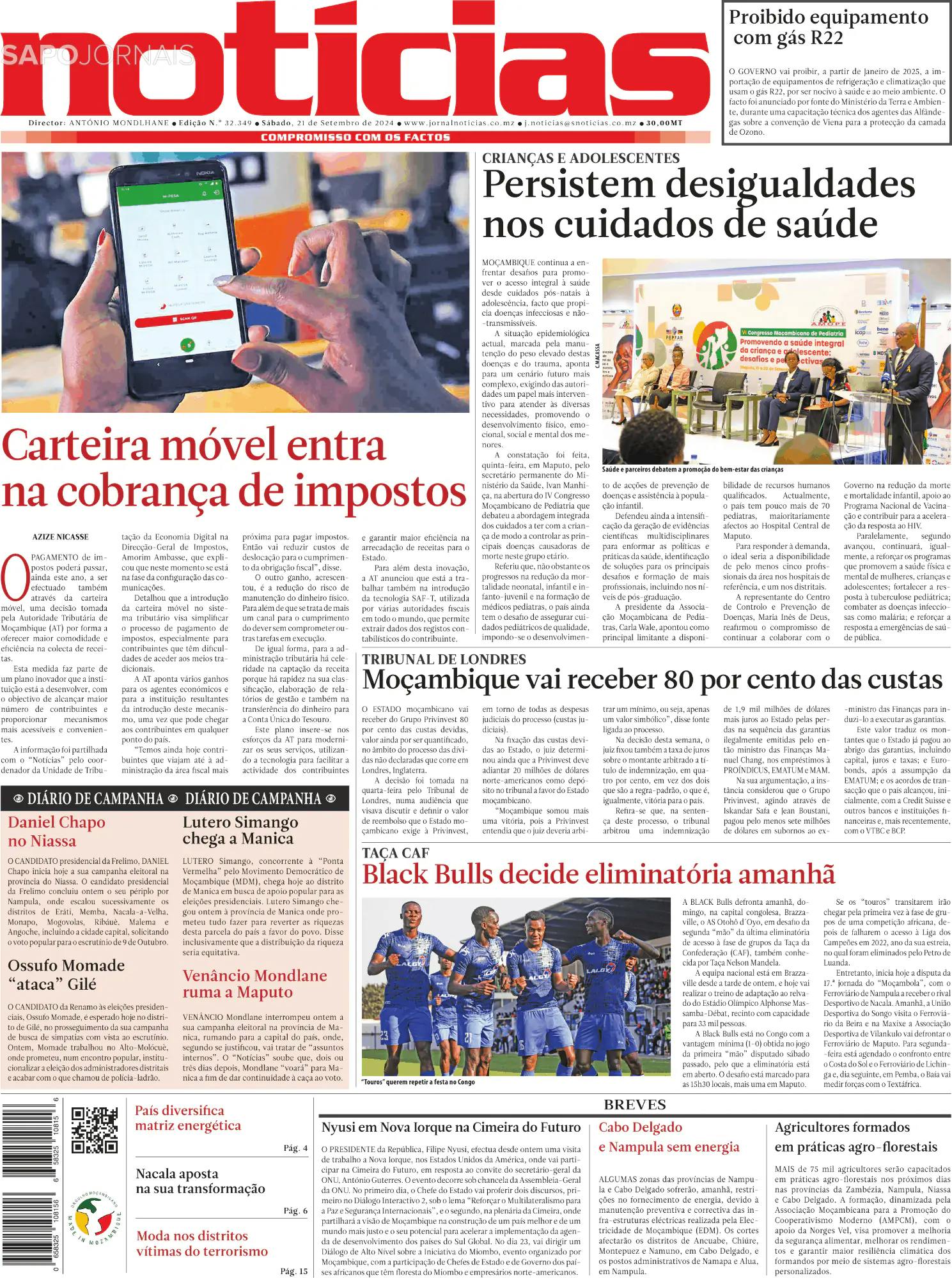 Capa Notícias