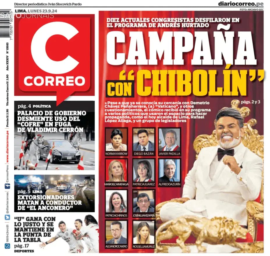 Capa Correo Edición Lima