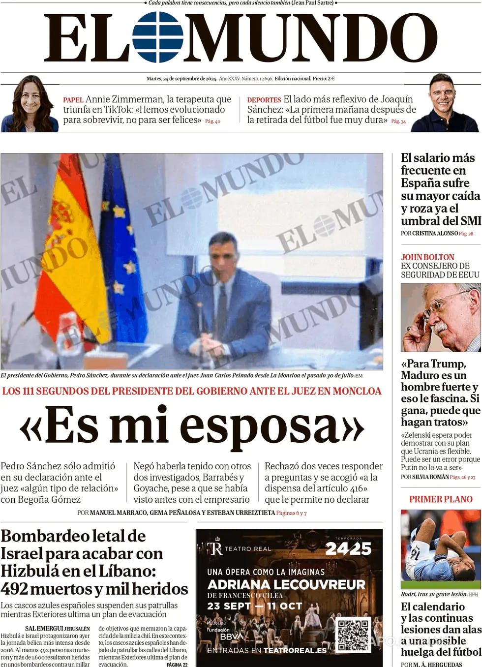 Capa El Mundo