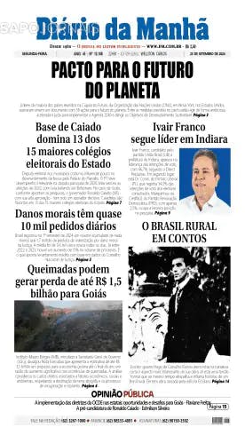 Capa Diário da Manhã