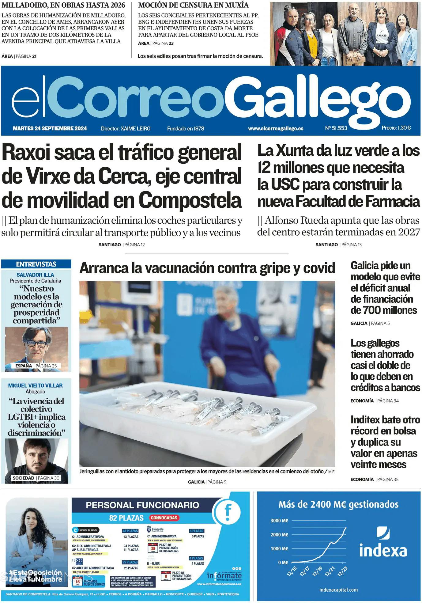 Capa El Correo de Gallego