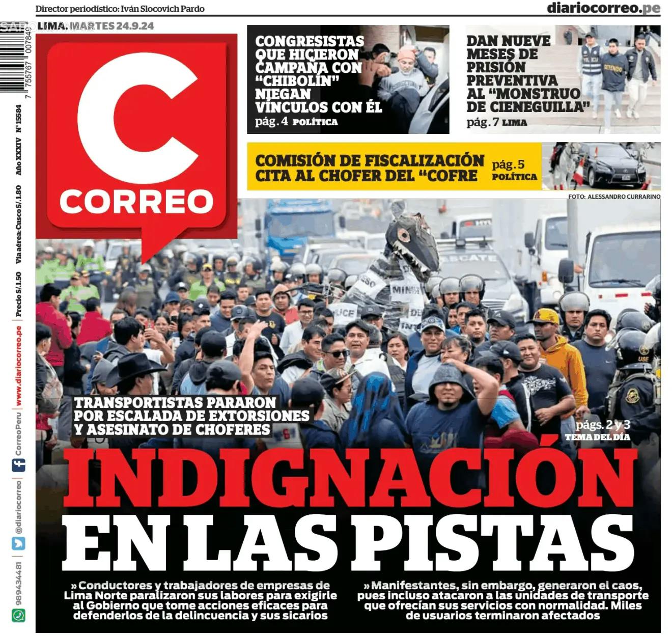 Capa Correo Edición Lima