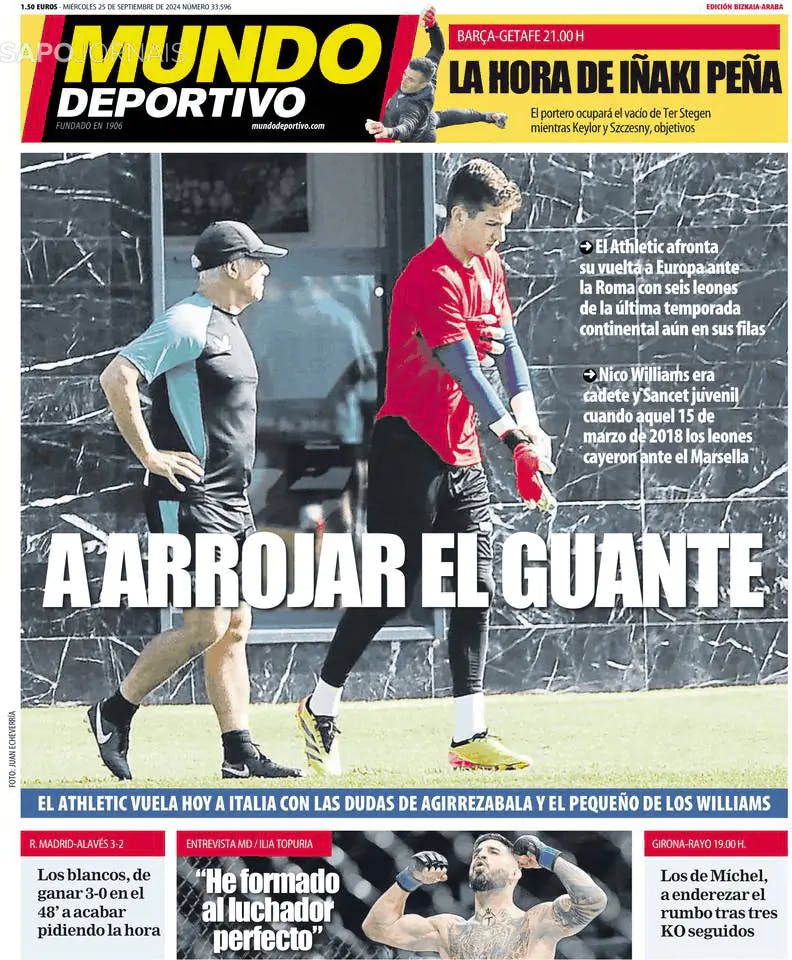 Capa Mundo Deportivo (Bizkaia-Araba)