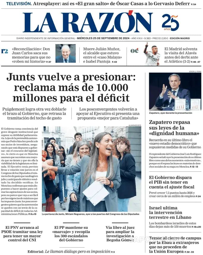 Capa La Razón