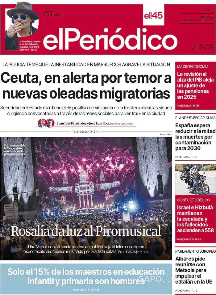 Capa El Periódico de Catalá