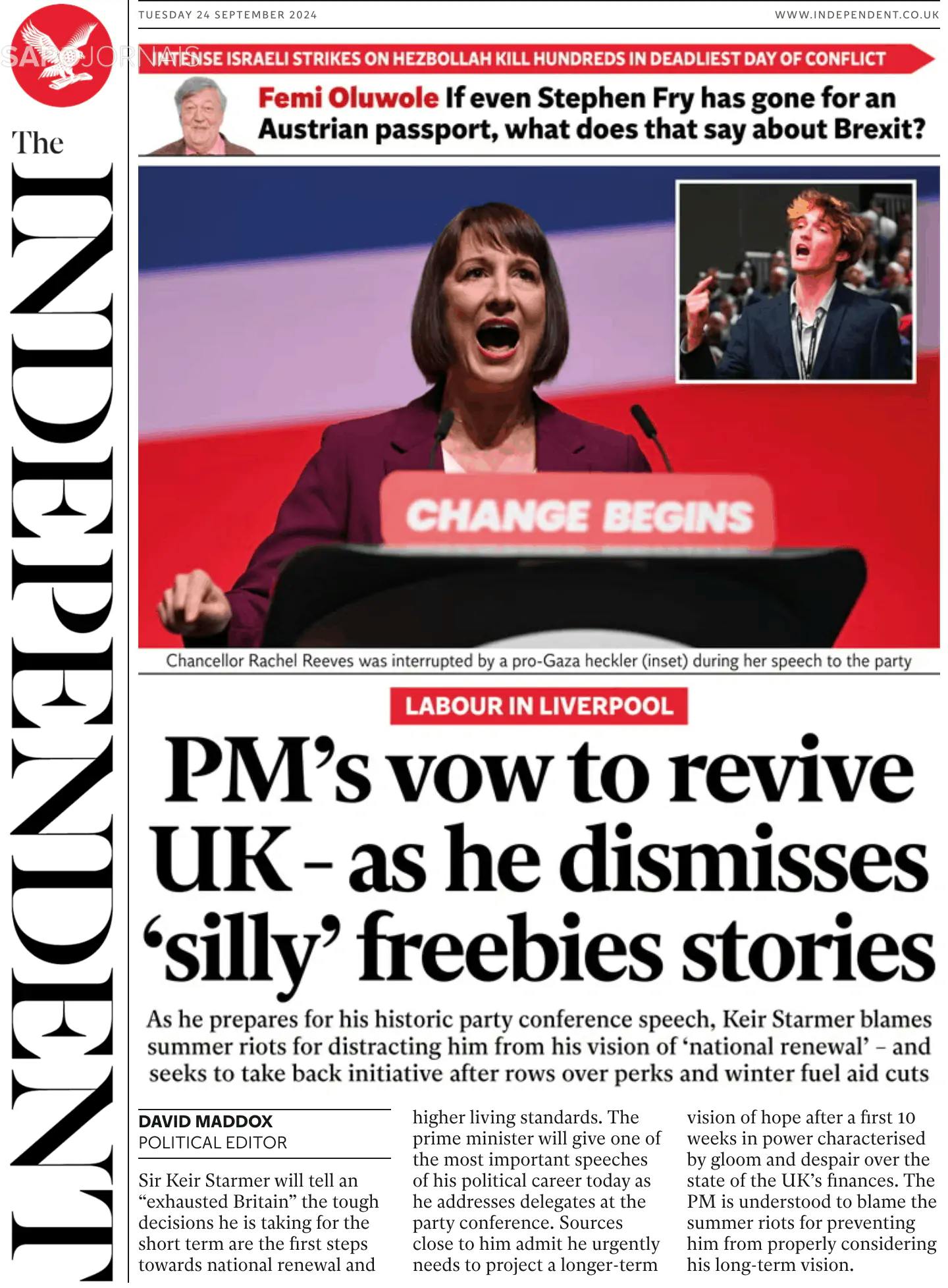 Capa The Independent