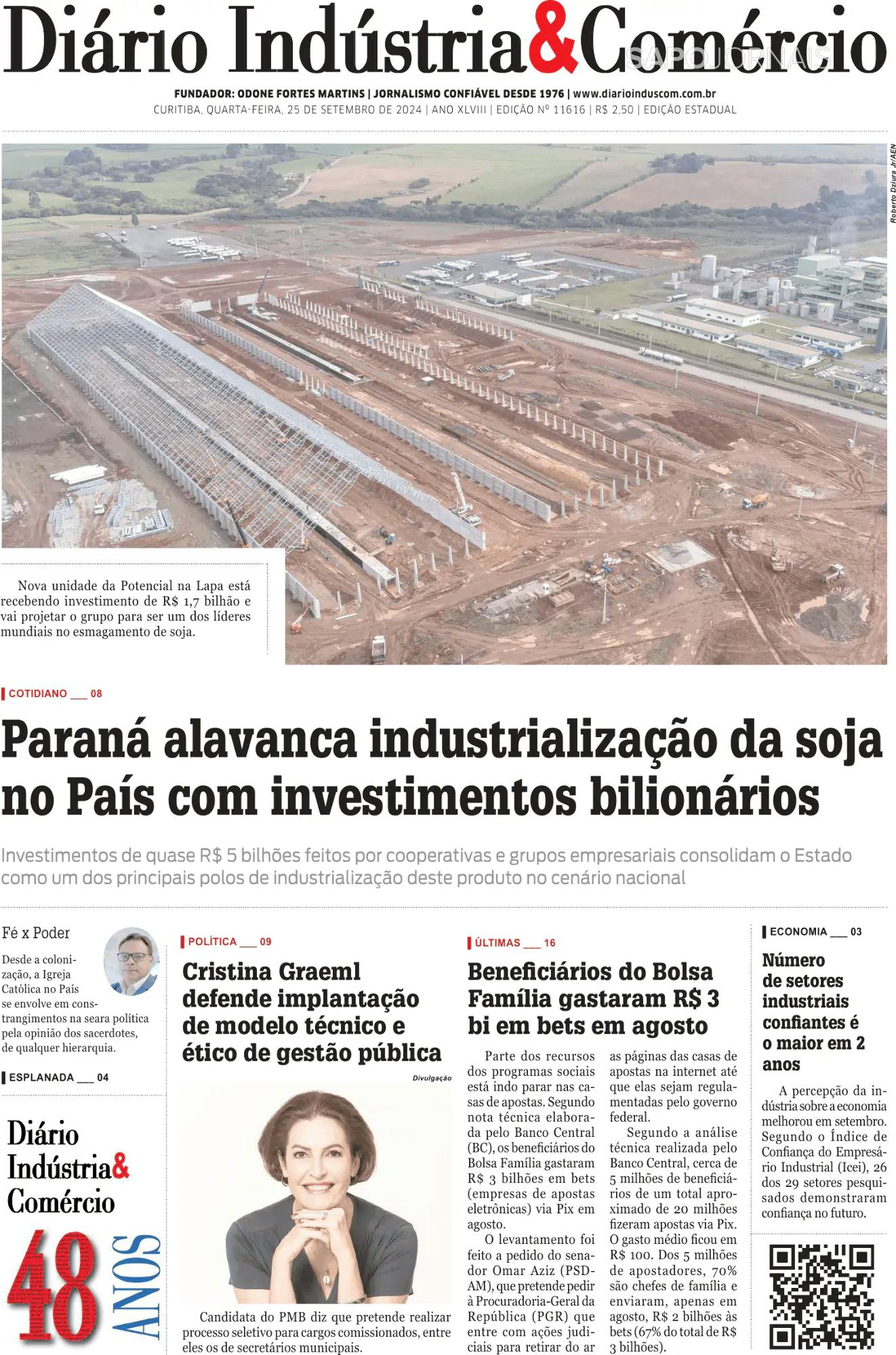 Capa Diário Indústria & Comércio