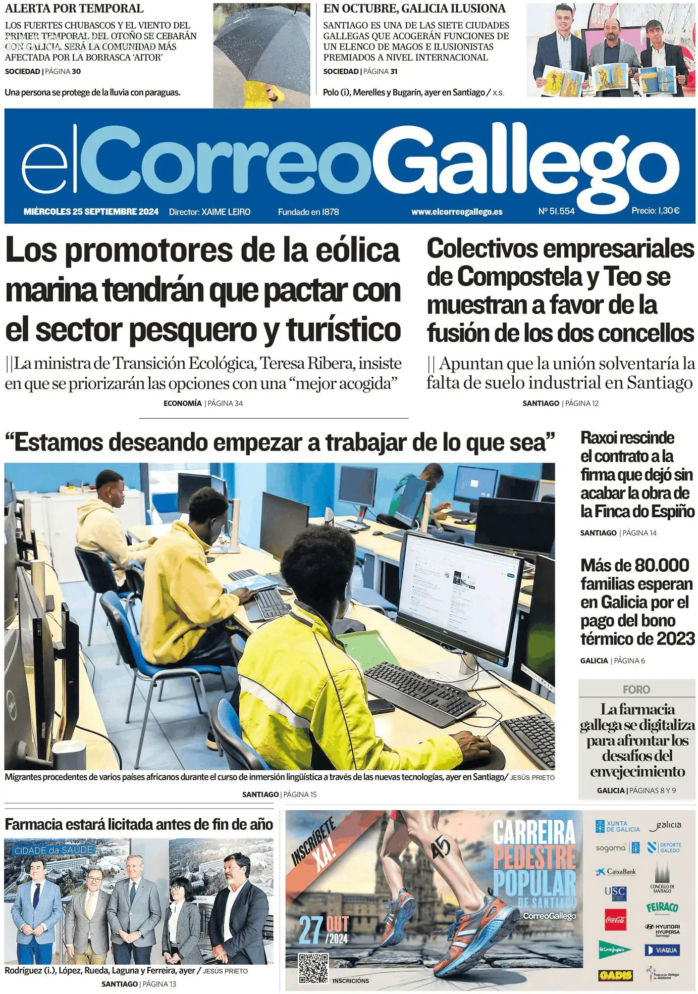 Capa El Correo de Gallego