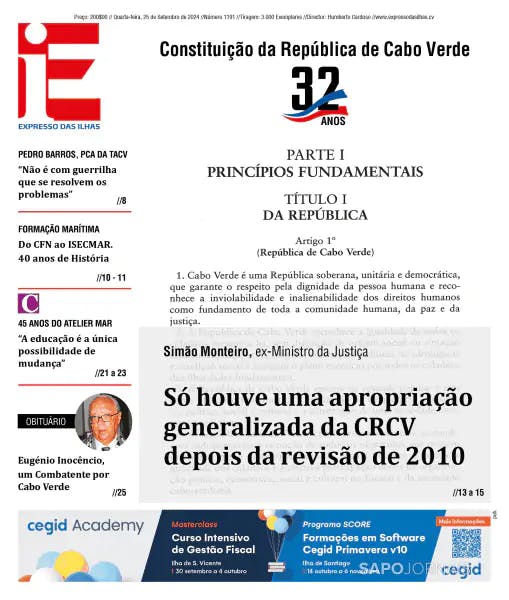 Capa Expresso das Ilhas