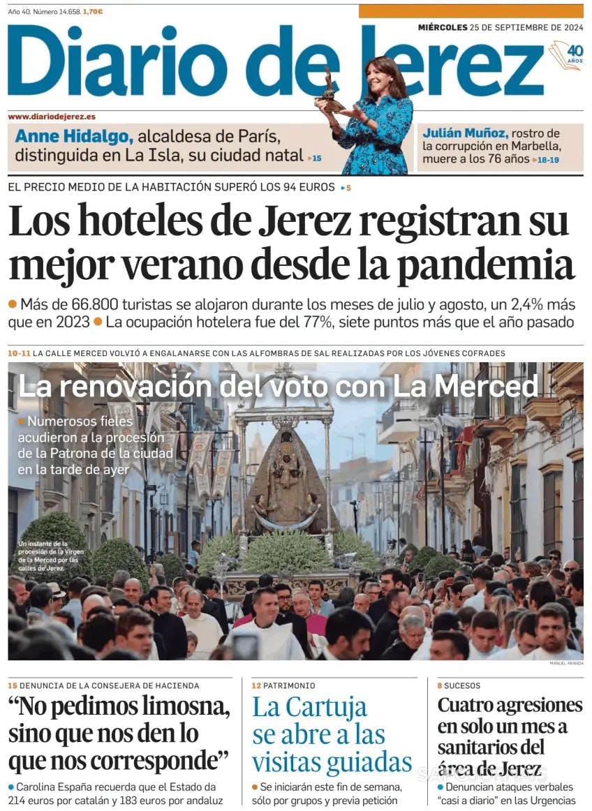 Capa Diario de Jerez