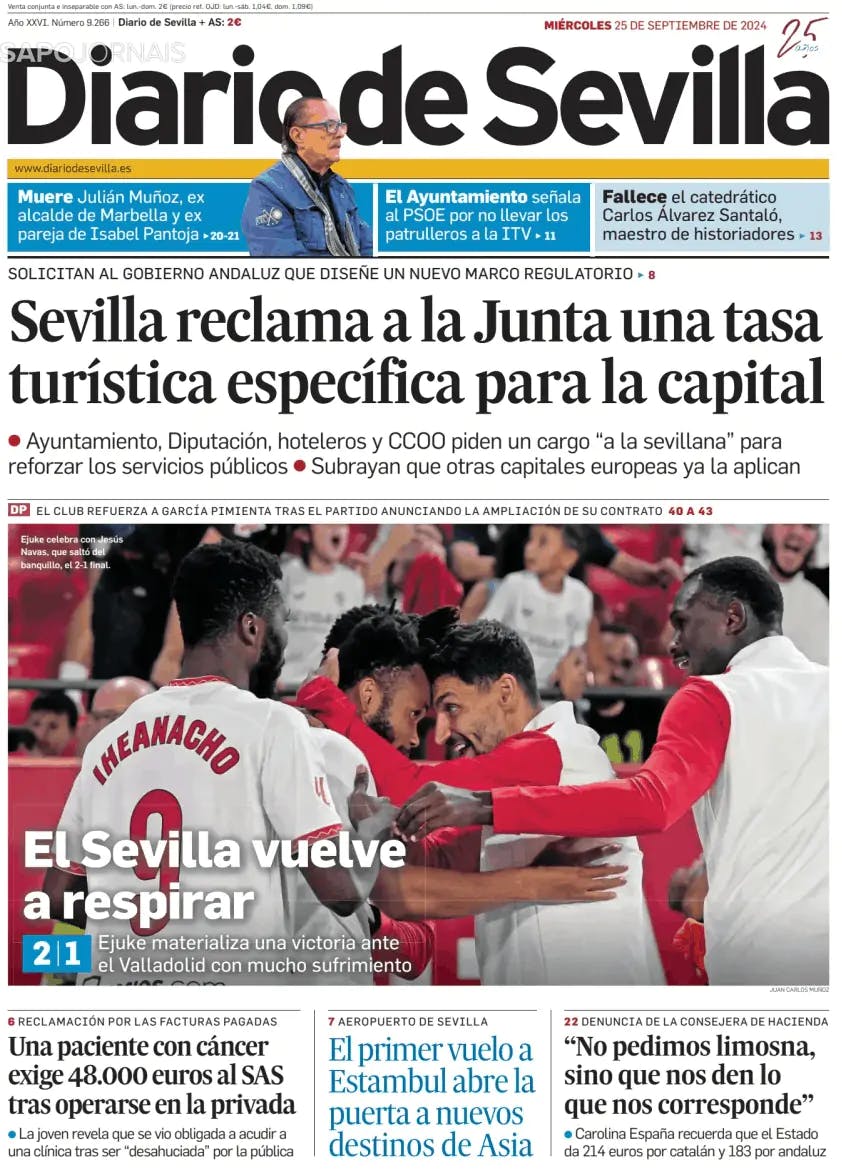 Capa Diario de Sevilla