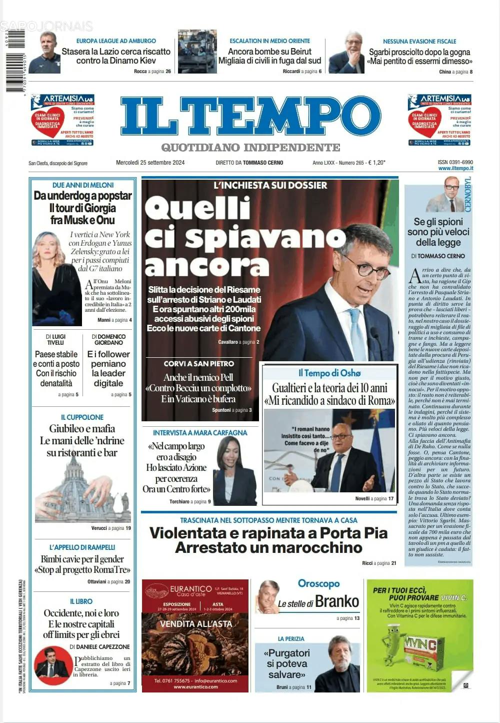 Capa Il Tempo