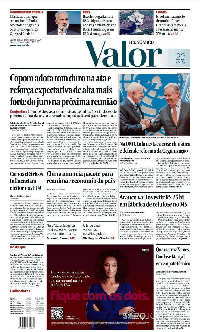 Capa Valor Econômico