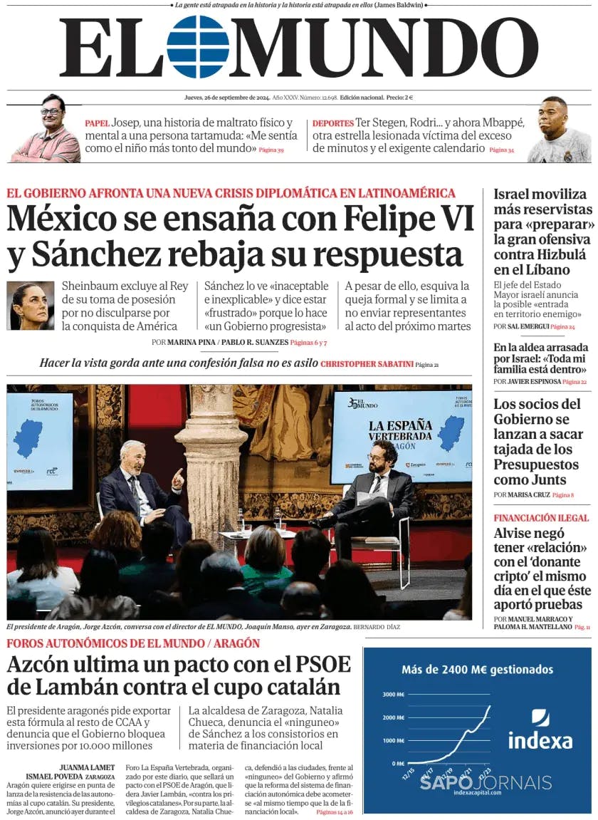 Capa El Mundo