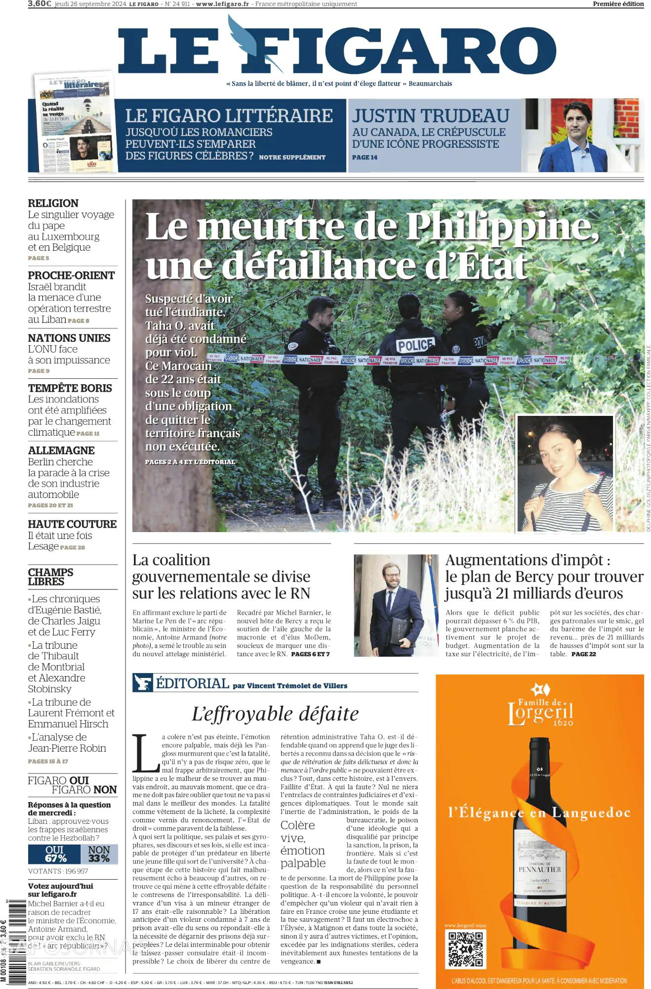 Capa Le Figaro