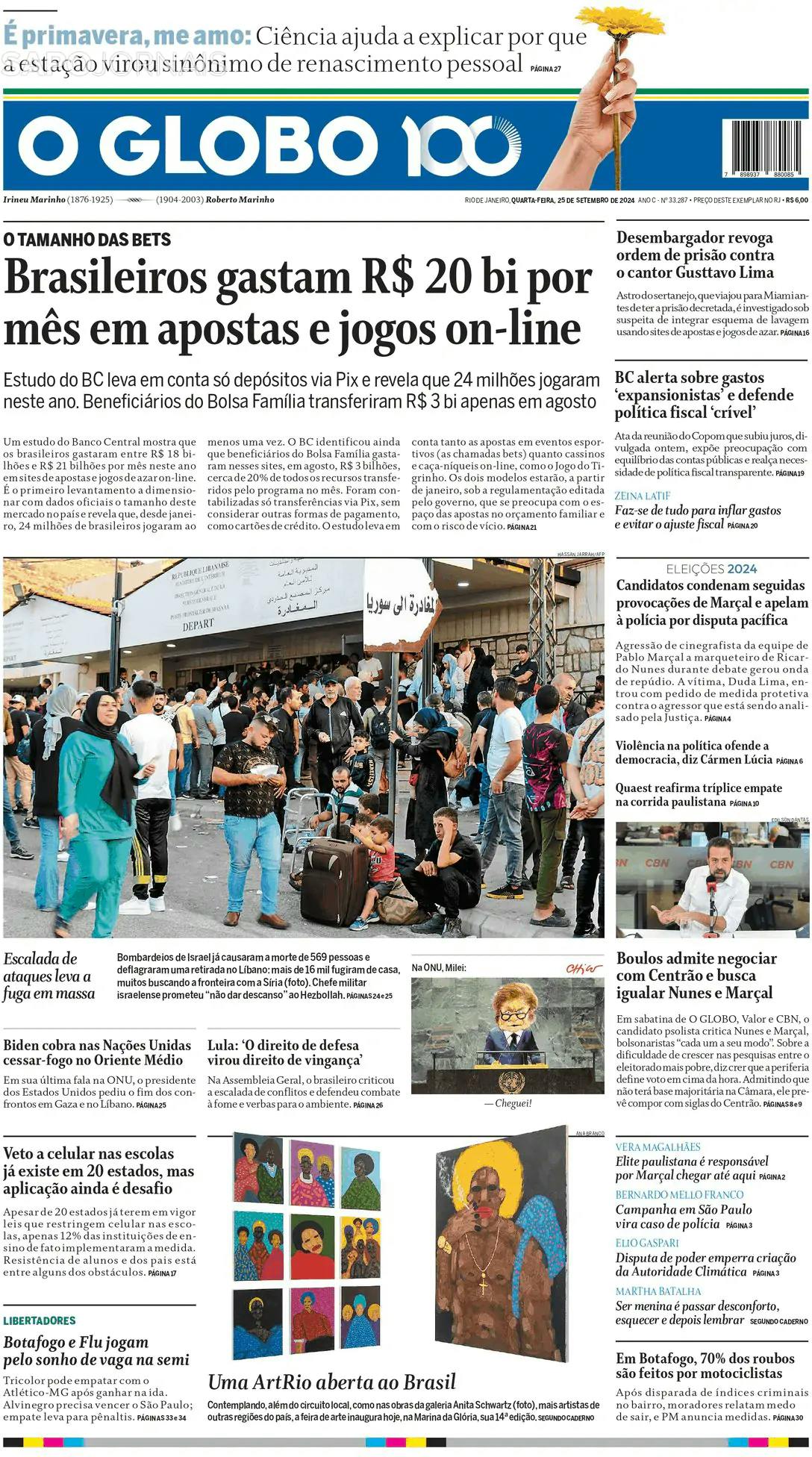 Capa O Globo