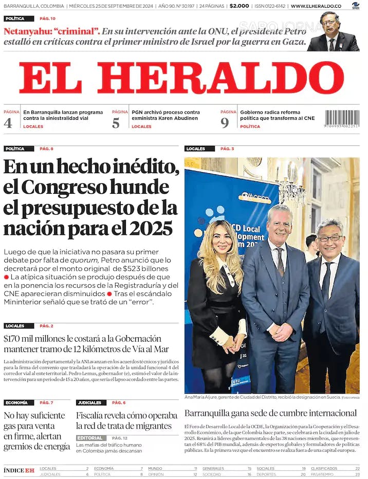 Capa El Heraldo