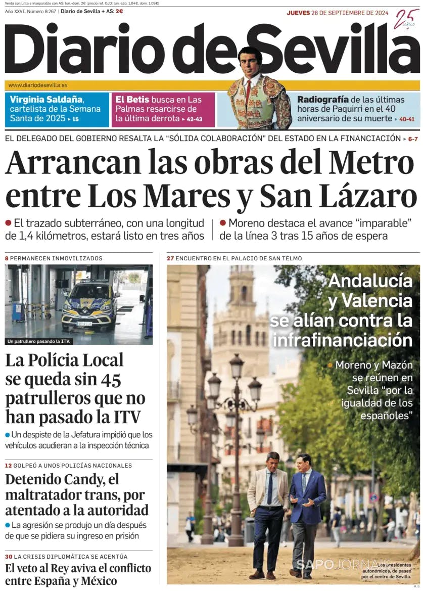 Capa Diario de Sevilla