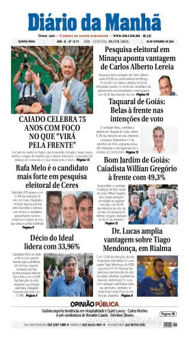 Capa Diário da Manhã