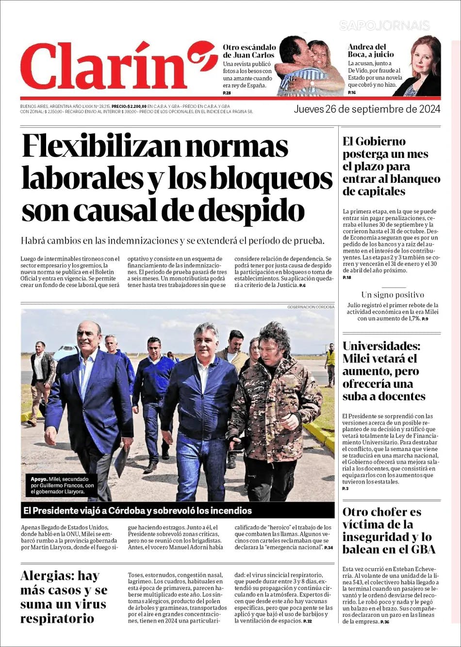 Capa Clarín