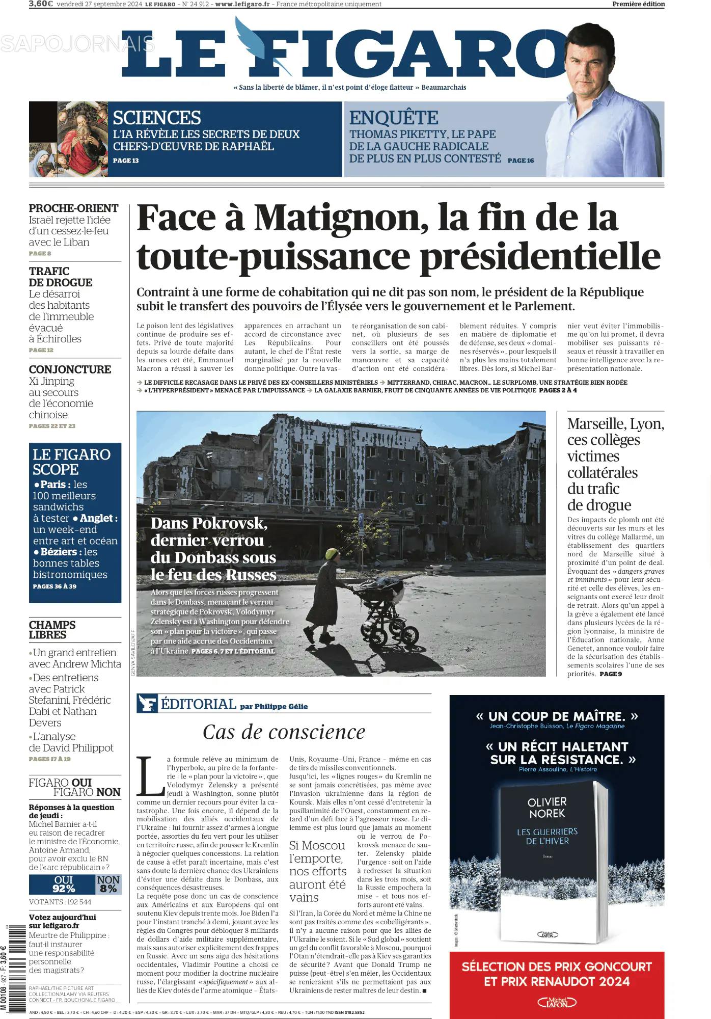 Capa Le Figaro