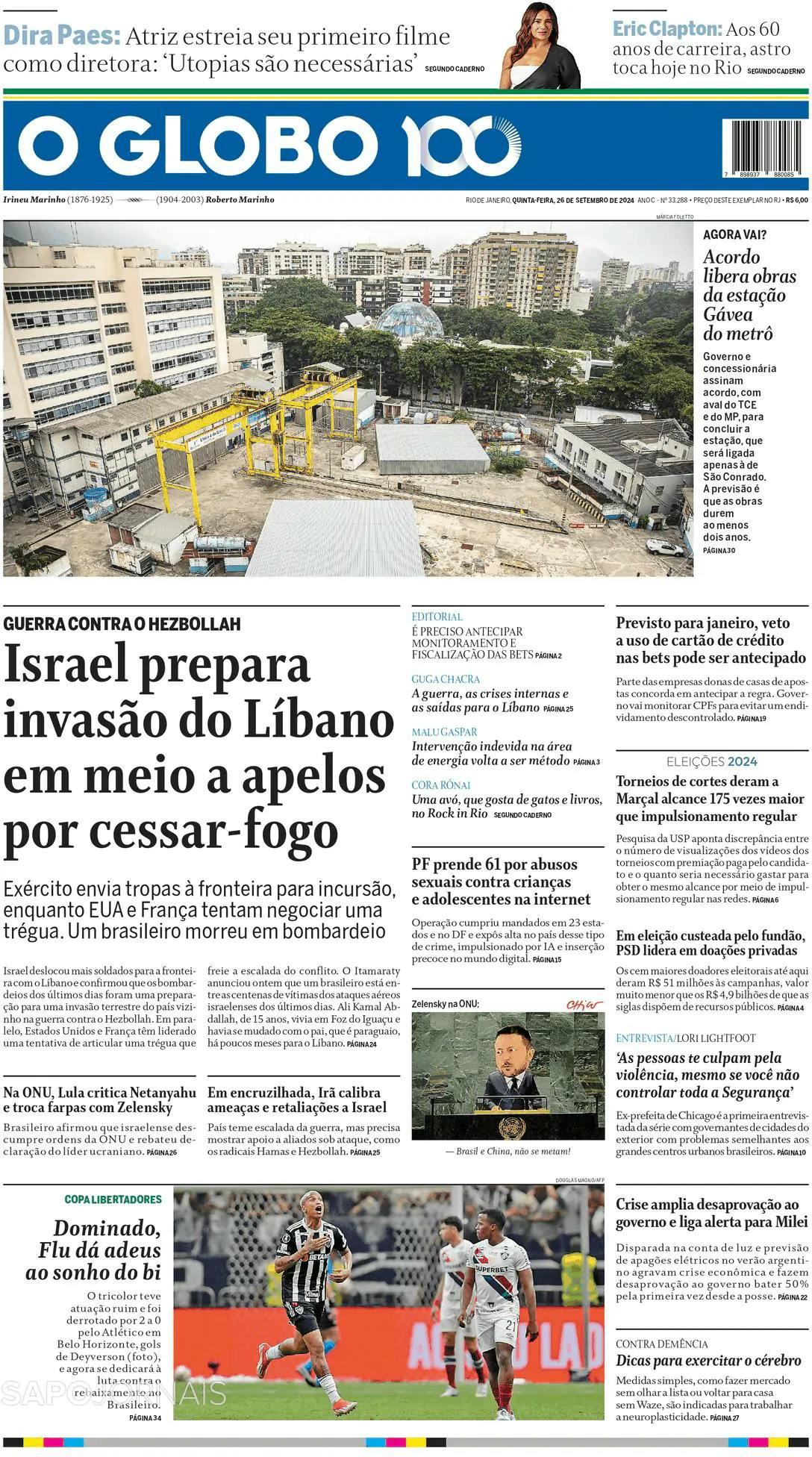 Capa O Globo