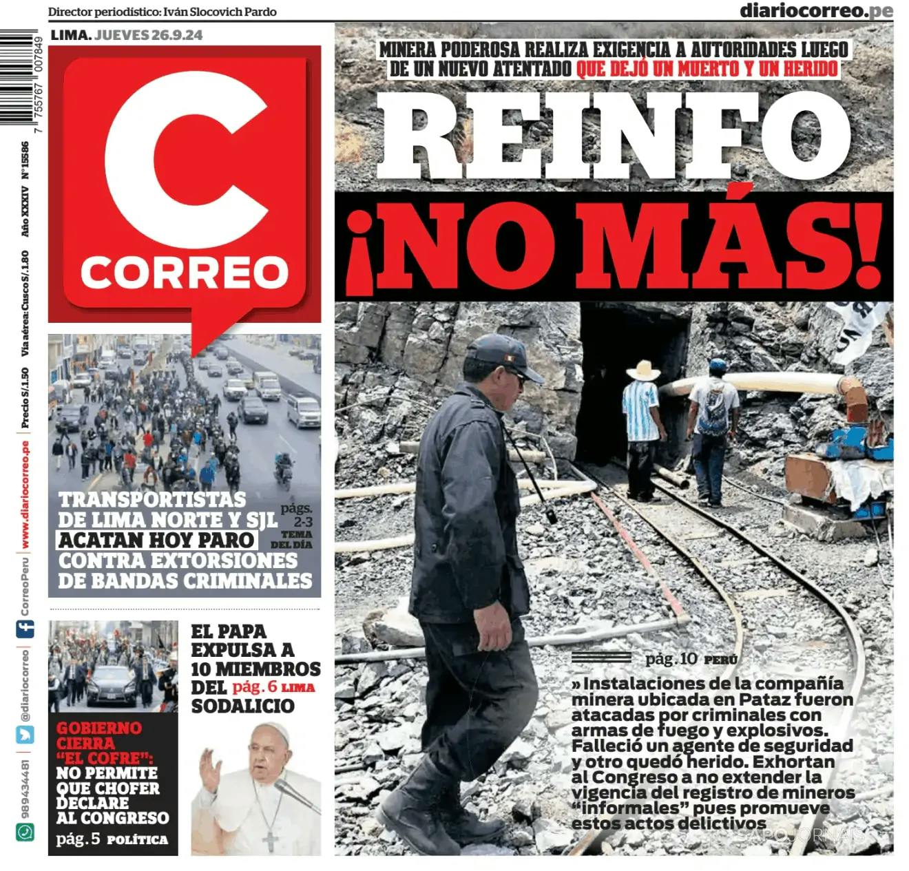 Capa Correo Edición Lima