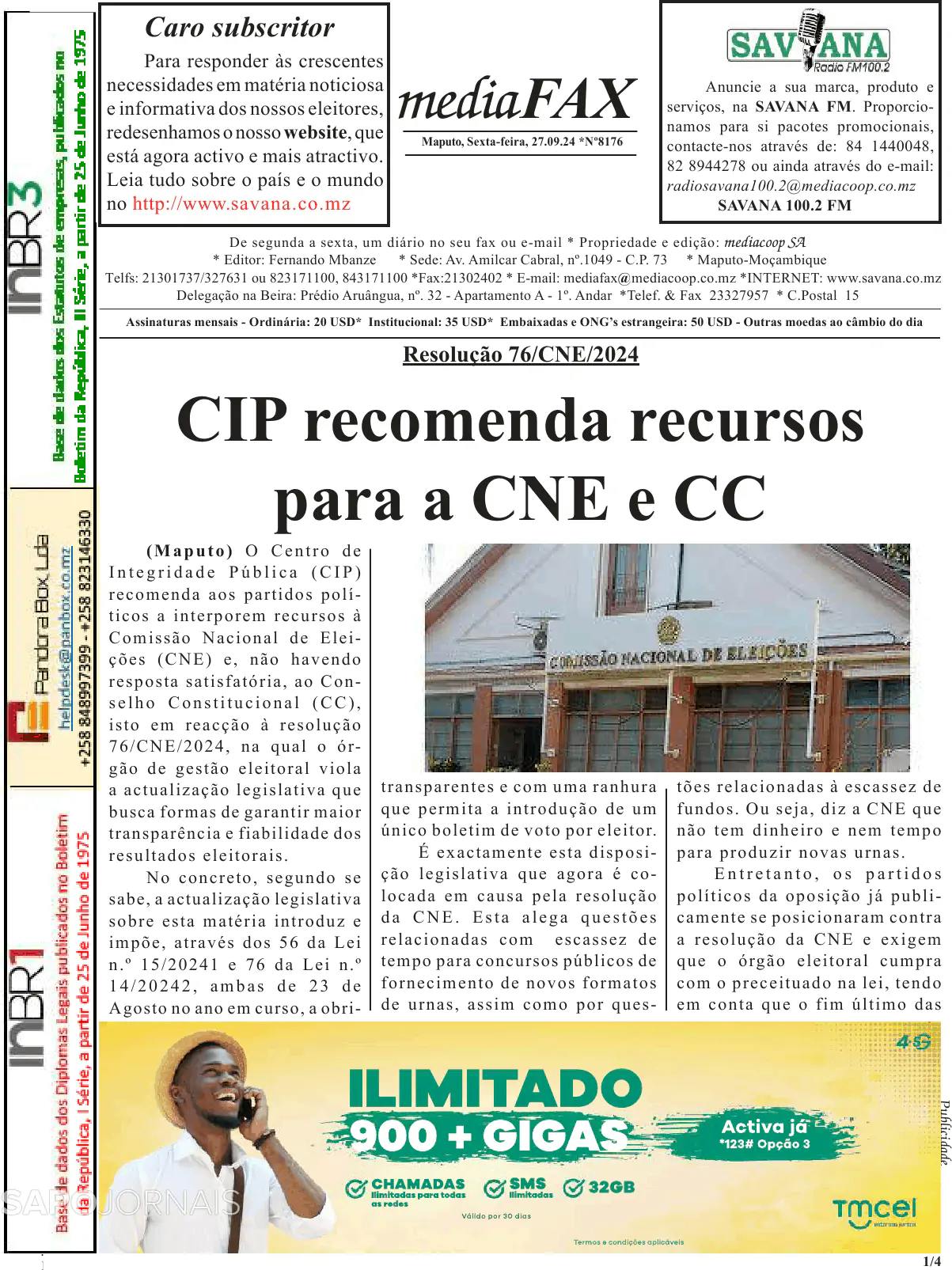 Capa Mediafax