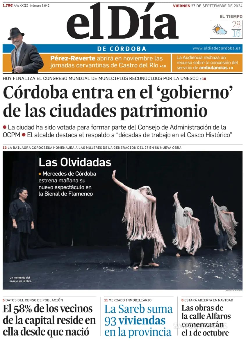 Capa El Día de Córdoba