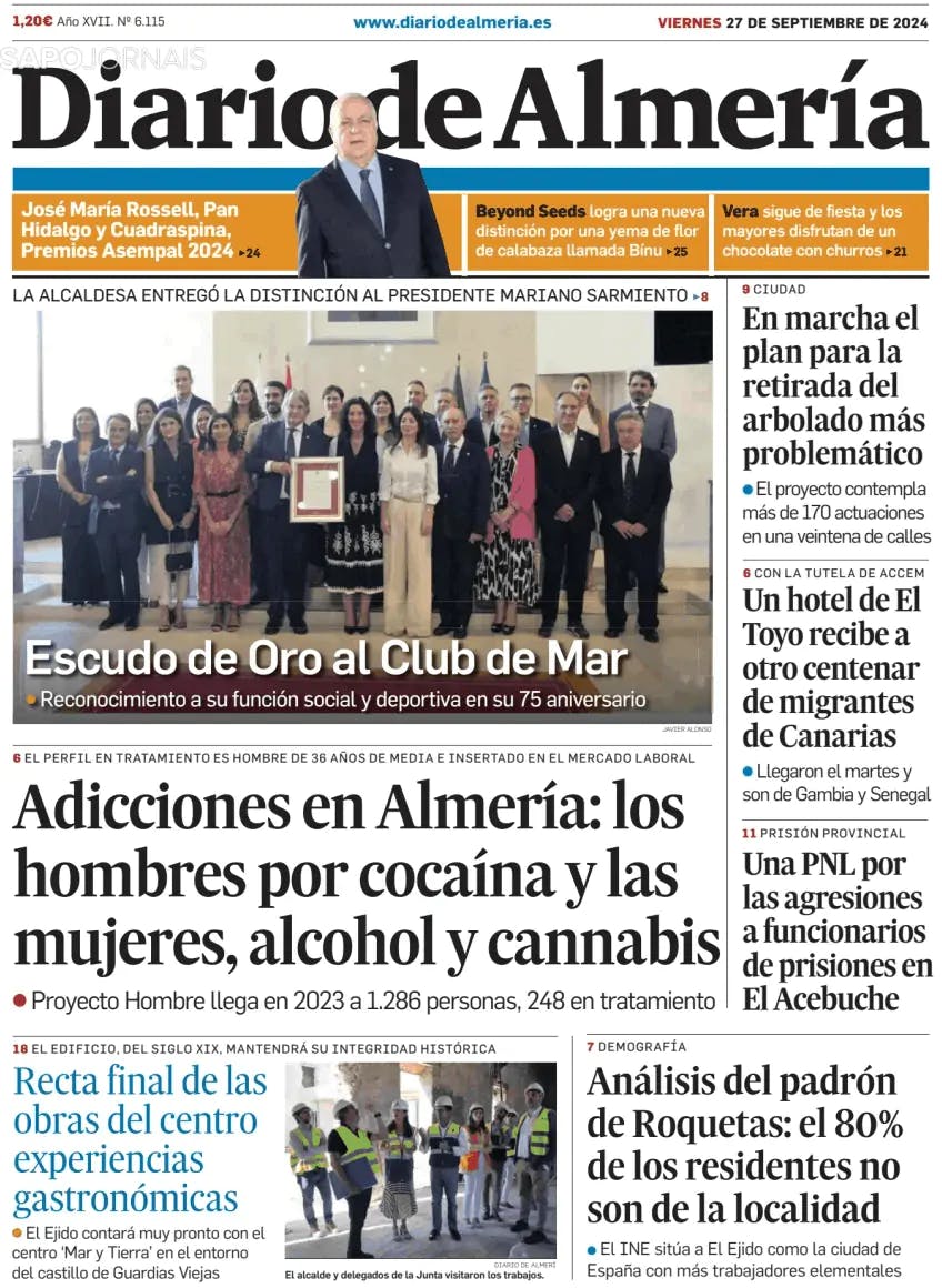 Capa Diario de Almería