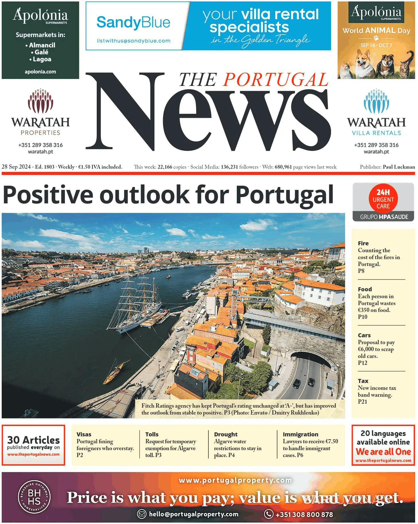 Capa The Portugal News