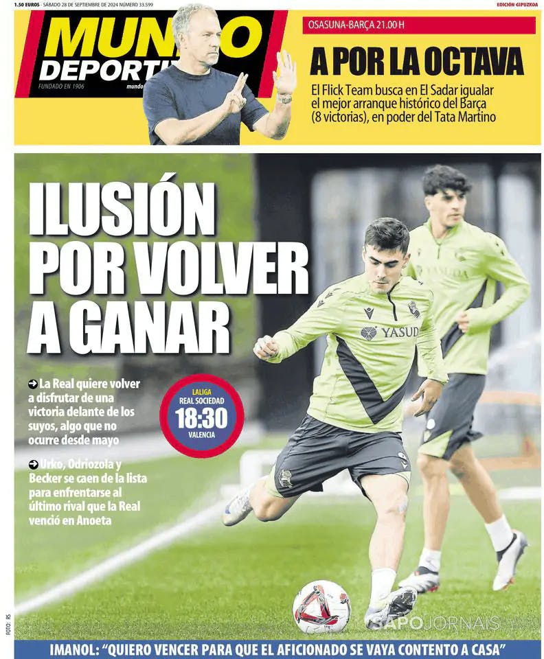 Capa Mundo Deportivo (Gipuzkoa)